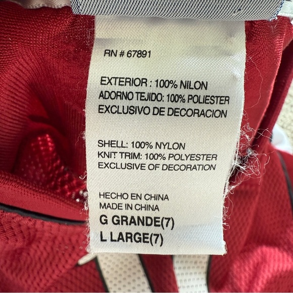 Arizona Cardinals Larry Fitzgerald #11 Youth Jersey Red Size L NFL Football - Picture 8 of 8